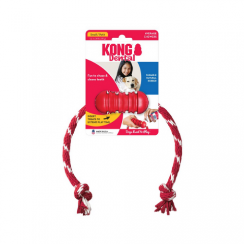 KNG-12131- KONG DENTAL S WITH ROPE 1